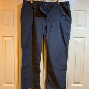 5.11 Tactical Mens 40X30 Gray Cargo Pants Snap Front Zip Fly